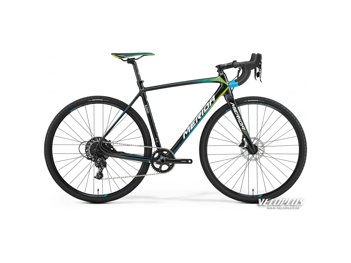 Ratas Merida Cyclo Cross 5000 XL(59) metallik must-sinine-roheline