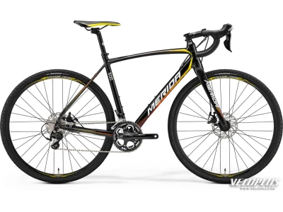Ratas Merida Cyclo Cross 500 L(56) metallik must-kollane-punane