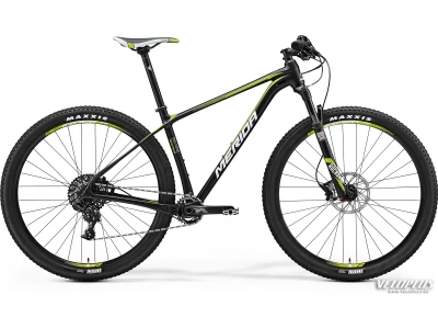 Bike Merida Big.Nine Team Issue 21" matt black-green-white