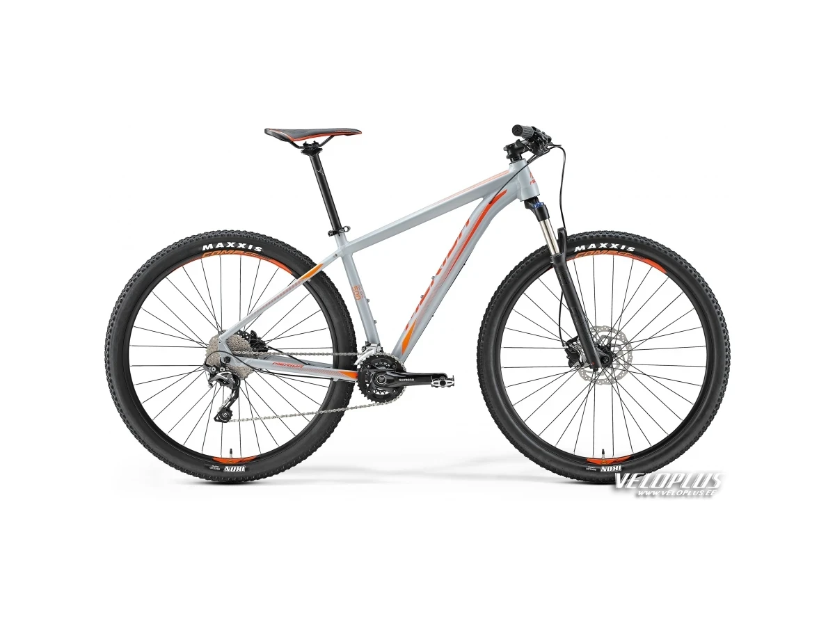 Bike Merida Big.Nine 500 21" matt grey-red-org