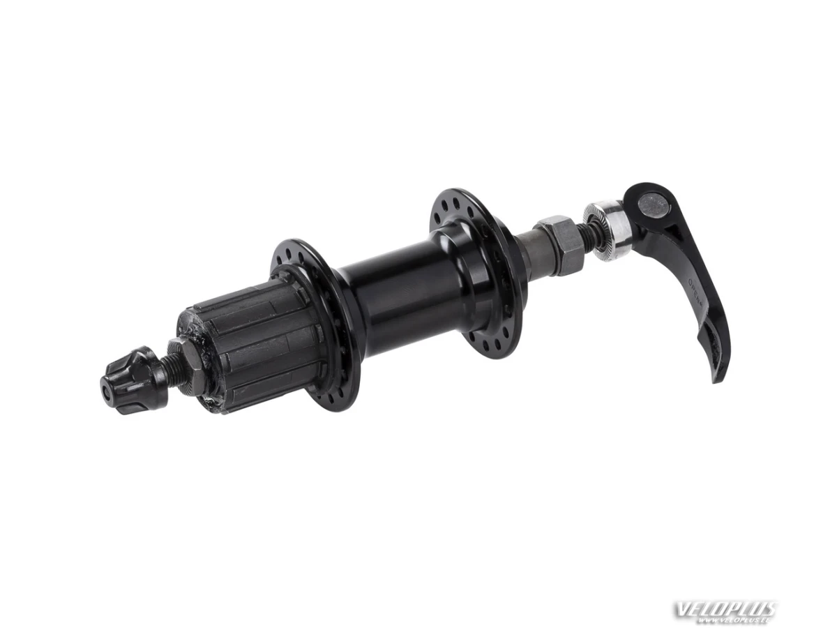 Rear hub KLS ACTIVE Cassette, 32H, anodized black 7-speed