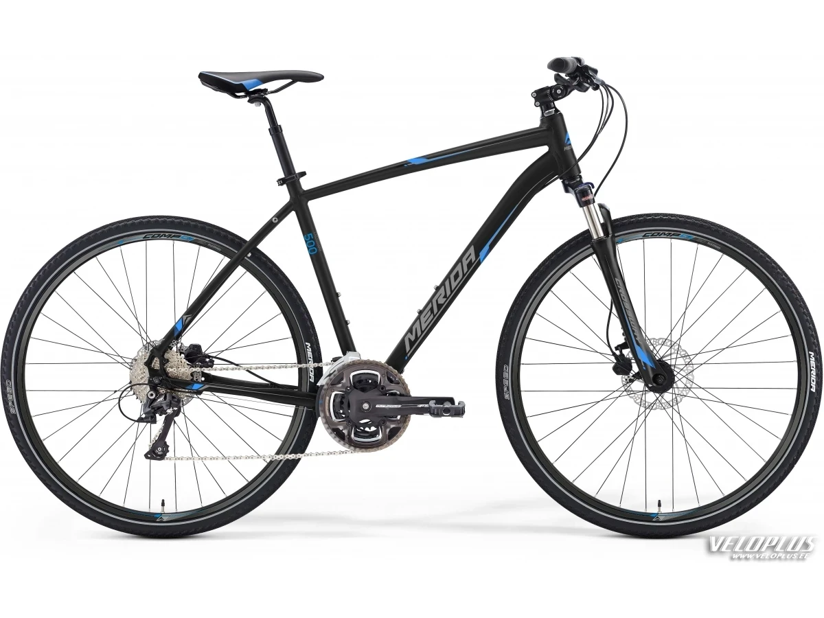 Bike Merida Crossway 500 41cm matt black-blue-grey