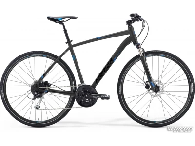 Ratas Merida Crossway 100 58cm matt antratsiit-sinine-must