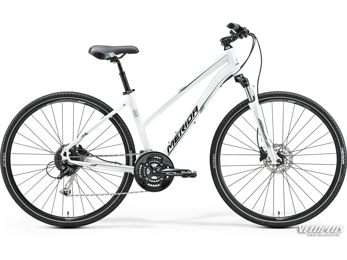 Ratas Merida Crossway 100 Lady 54cm pärl valge-hall-must