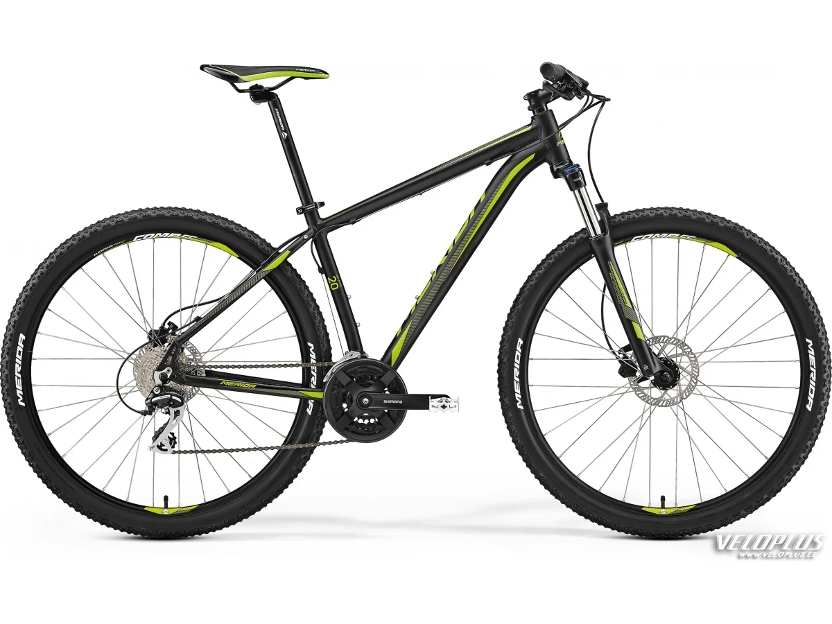 Bike Merida Big.Nine 20-D 17" matt black-green