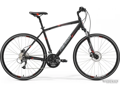 Ratas Merida Crossway 40-D 44cm matt must-punane-hall