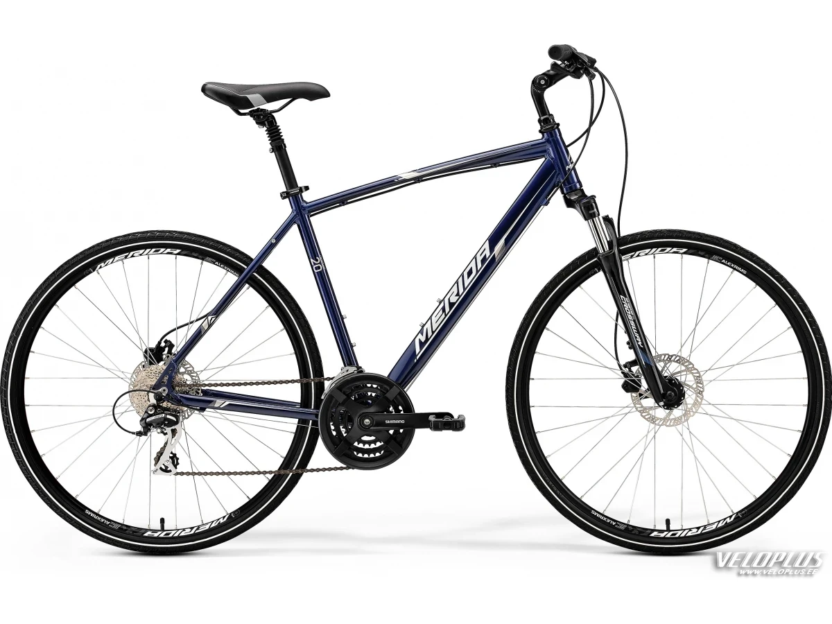 Ratas Merida Crossway 20-D 61cm tumesinine-hõbe-valge