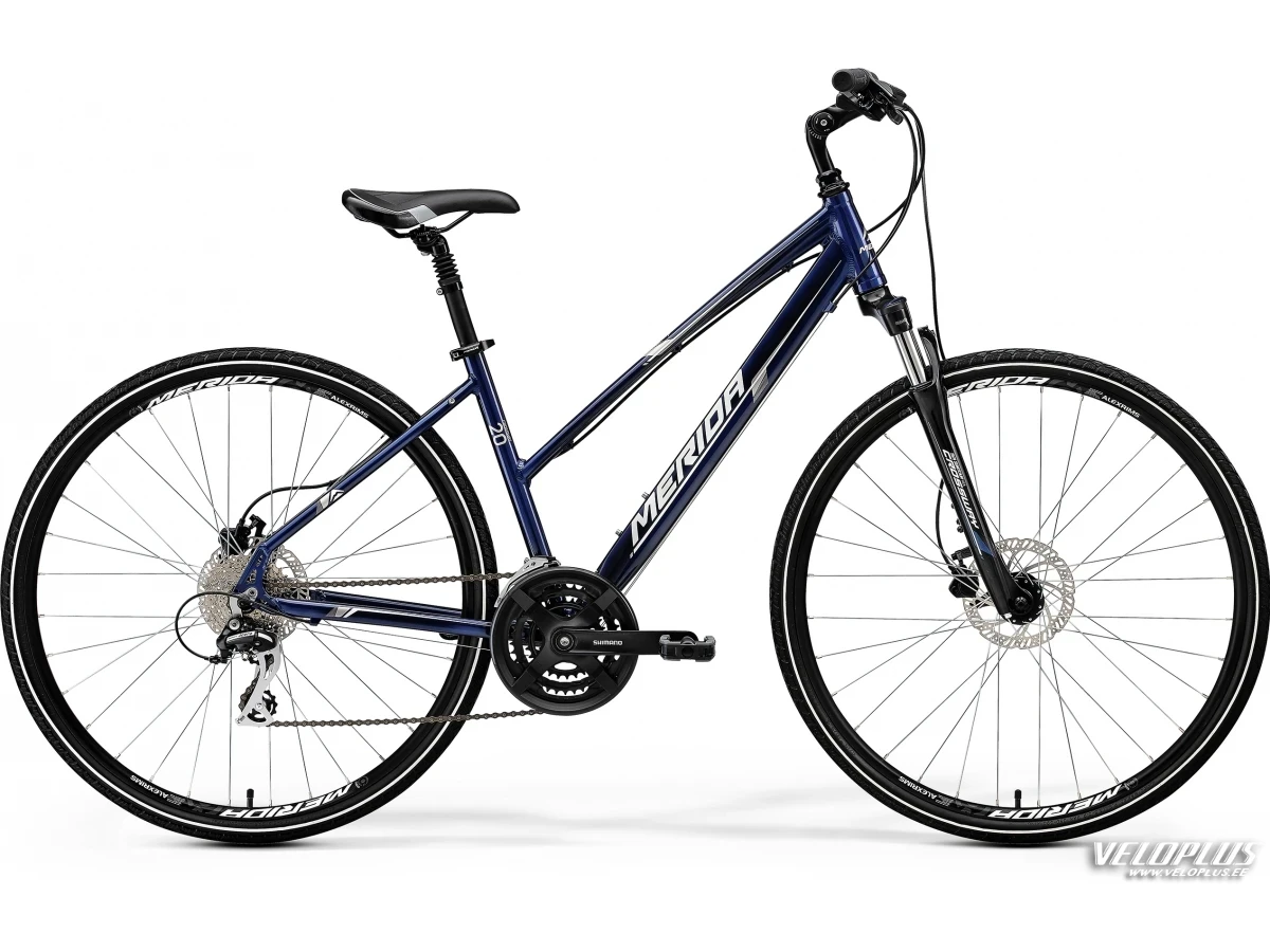 Ratas Merida Crossway 20-D Lady 42cm tumesinine-hõbe-valge