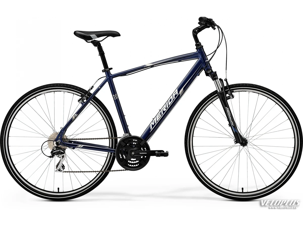 Bike Merida Crossway 20-V 48cm dark blue-silver-white