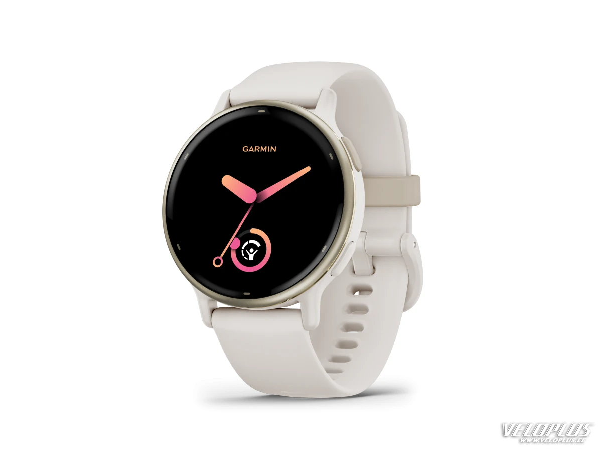 Garmin vivoactive 5, Ivory and Cream Gold