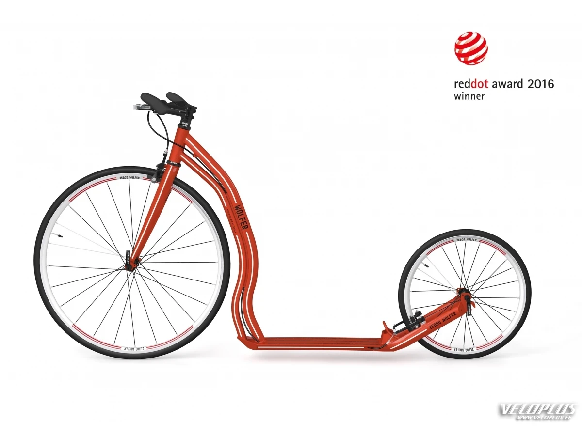 Road scooter Yedoo Wolfer red