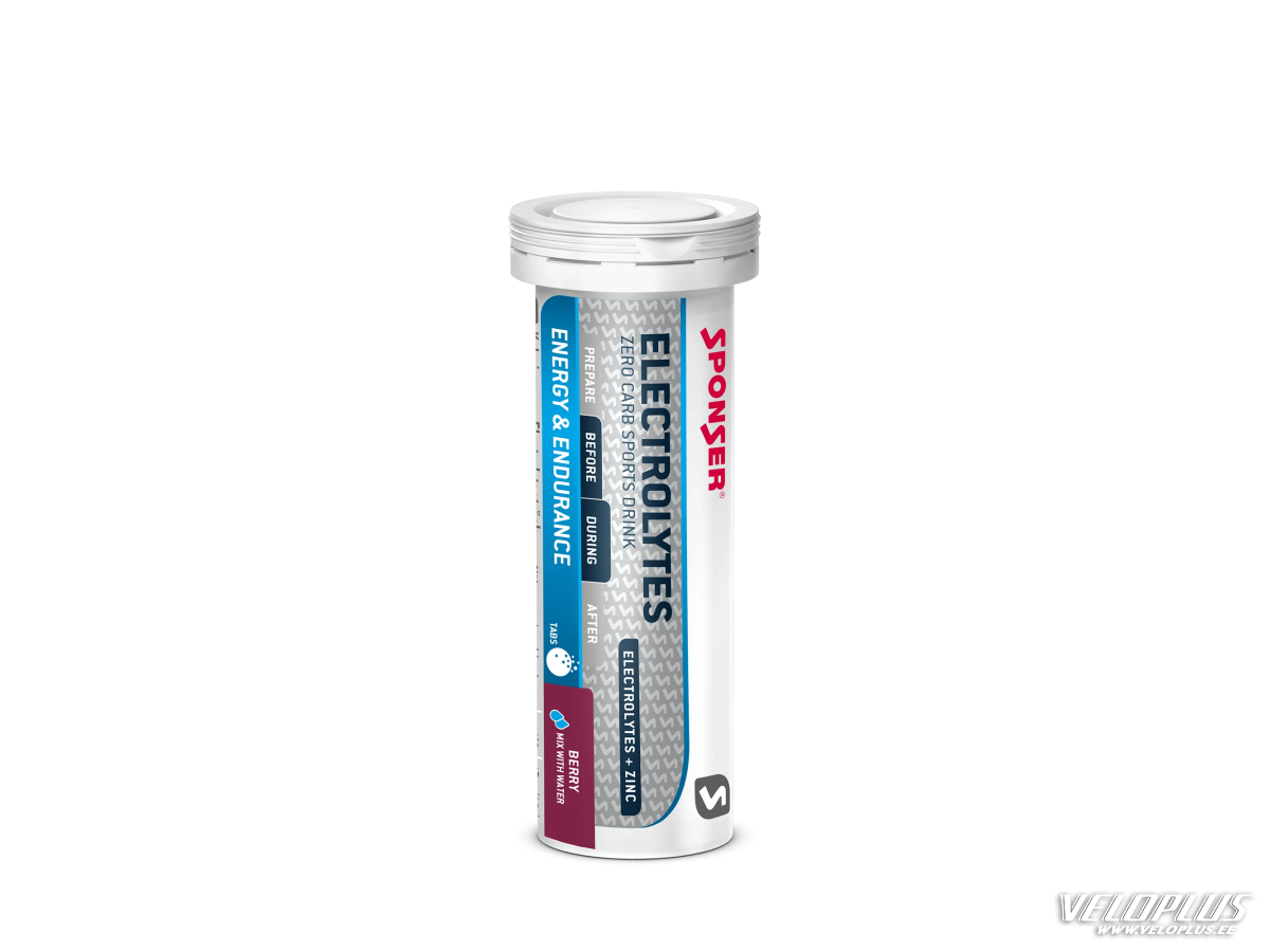 Sports Drink Tablets Sponser Electrolytes 10x4.5g, Berry