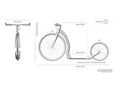 Road scooter Yedoo Wolfer white