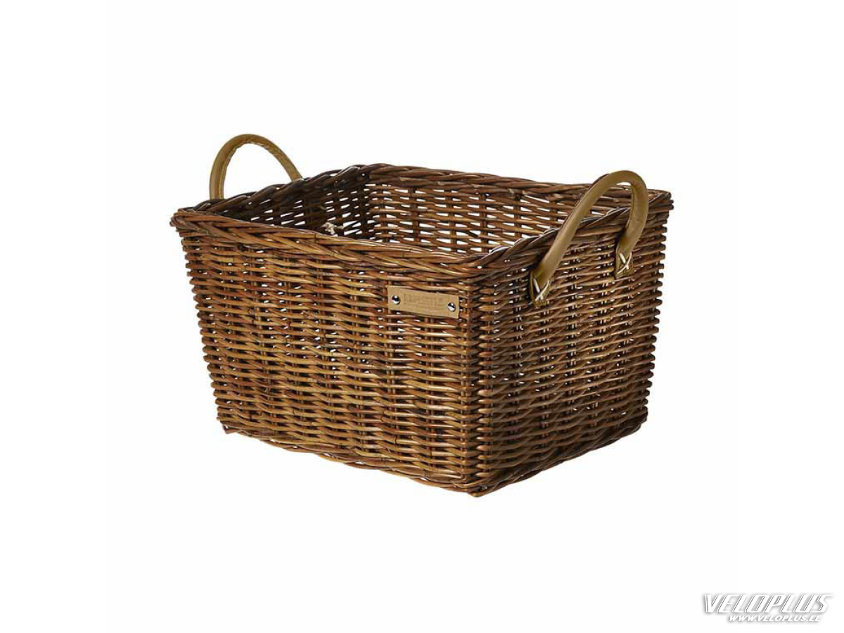 Bike basket BASIL PORTLAND CLASSIC RATTAN brown 43L