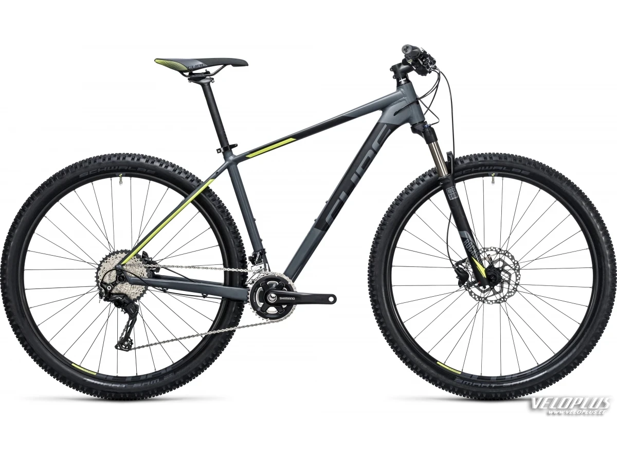 Bike Cube Acid 2x darkgrey´n´flashyellow 21"