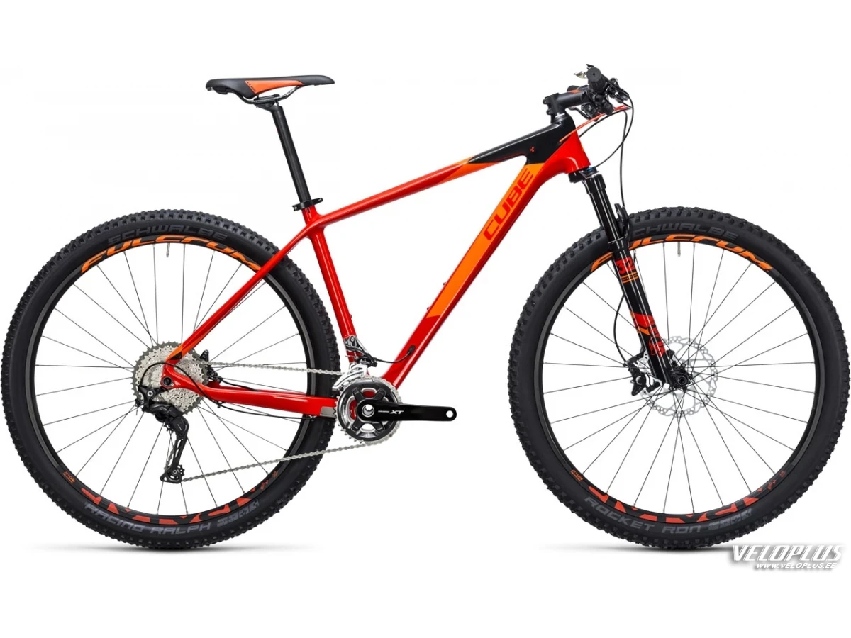 Bike Cube Reaction GTC SL 2x red´n´flashorange 19"