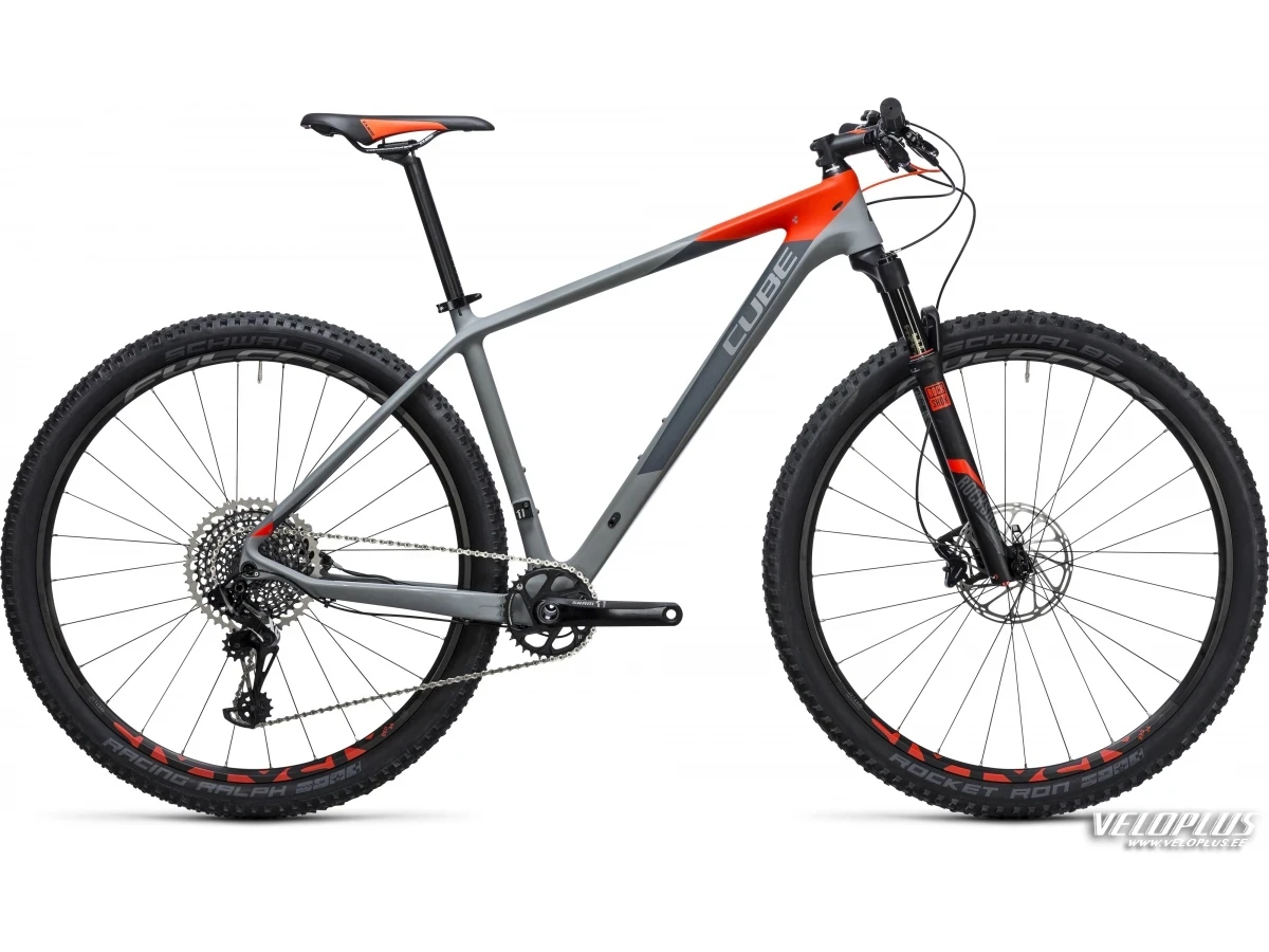 Bike Cube Reaction GTC Eagle 1x grey´n´flashred 17"
