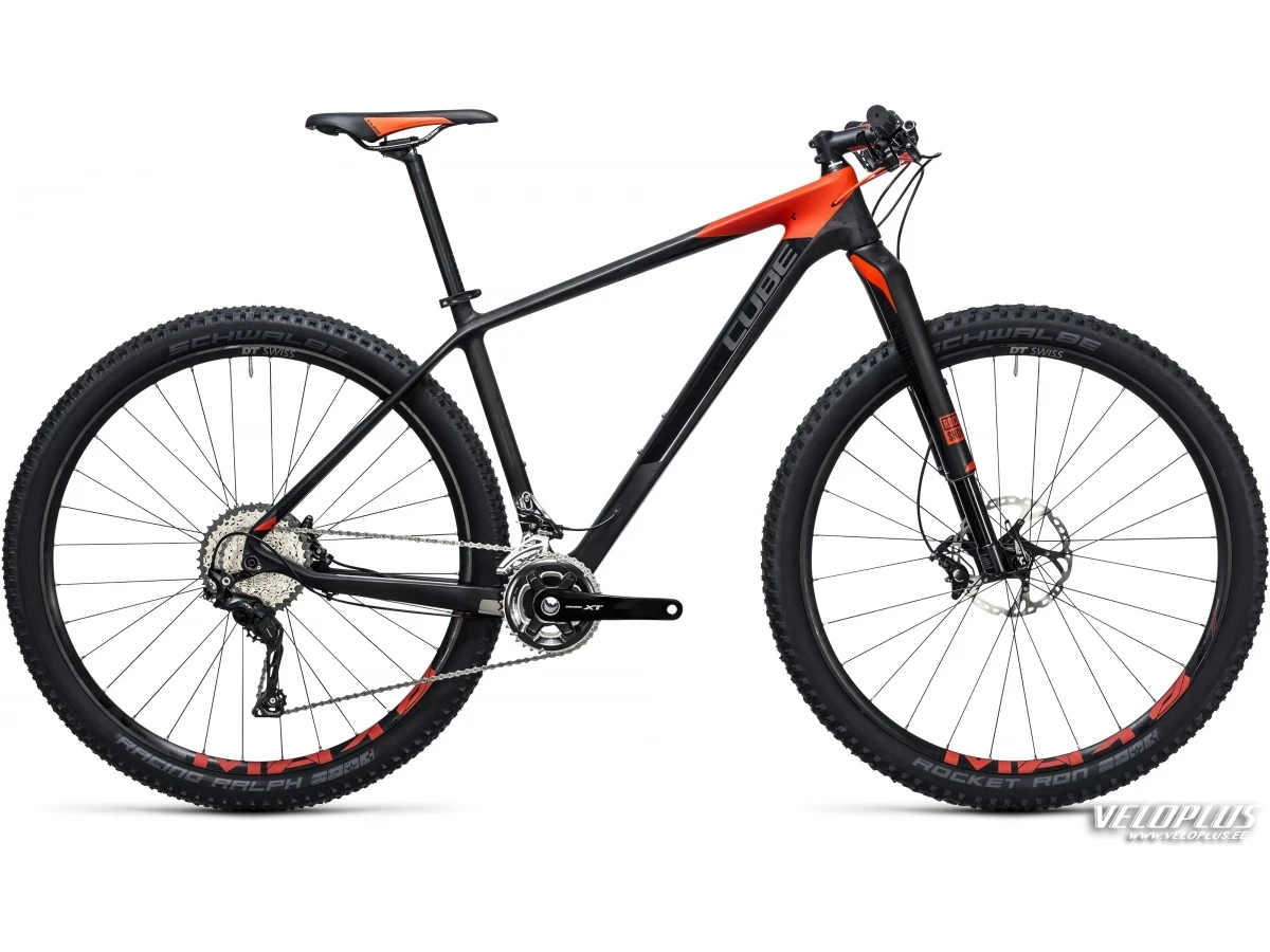 Bike Cube Reaction GTC SLT 2x carbon´n´flashred 19