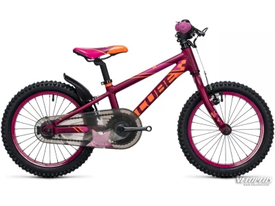 Ratas Cube Kid 160 girl punane-roosa 16"