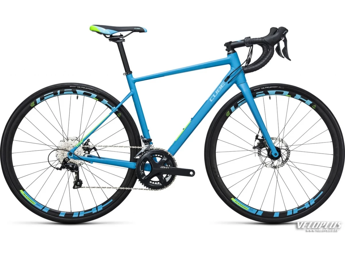 Bike Cube Axial WLS Pro Disc reefblue´n´green 47 cm
