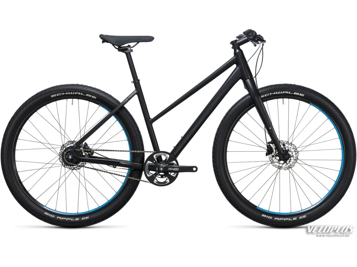 Ratas Cube Hyde Pro must-sinine Lady 46 cm