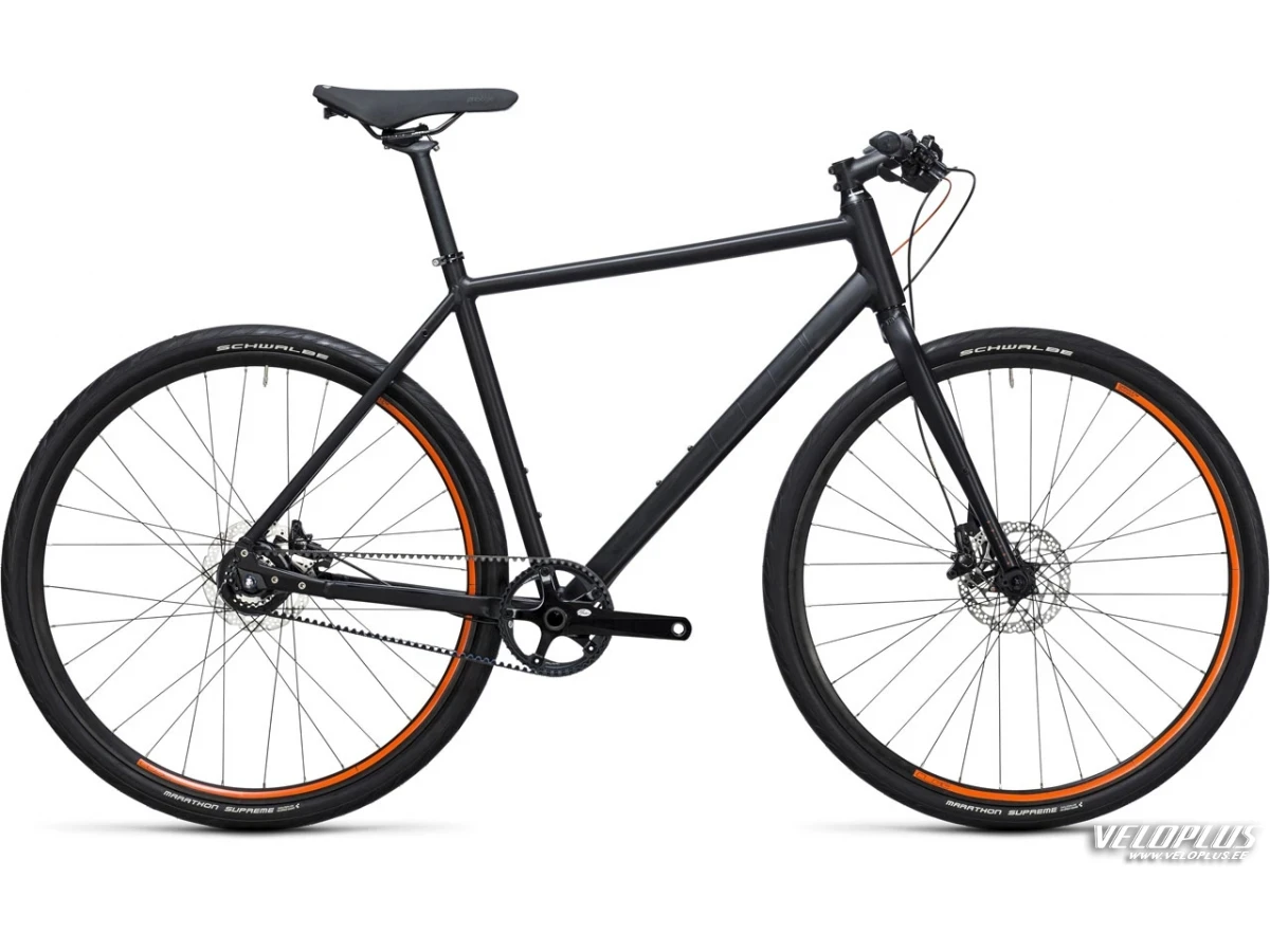 Bike Cube Editor black´n´flashorange 54 cm