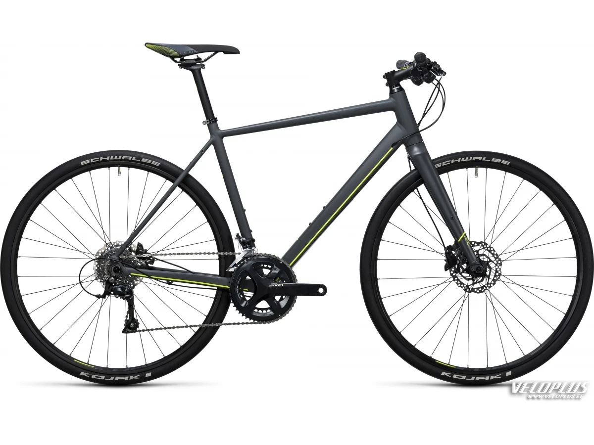 Bike Cube SL Road Pro grey´n´flashyellow 59 cm