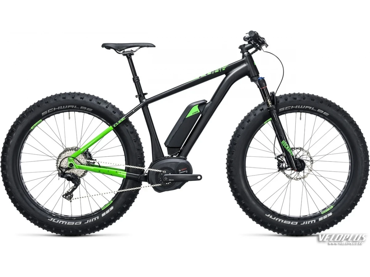 Polkupyörä Cube Nutrail Hybrid 500 black´n´green 19"