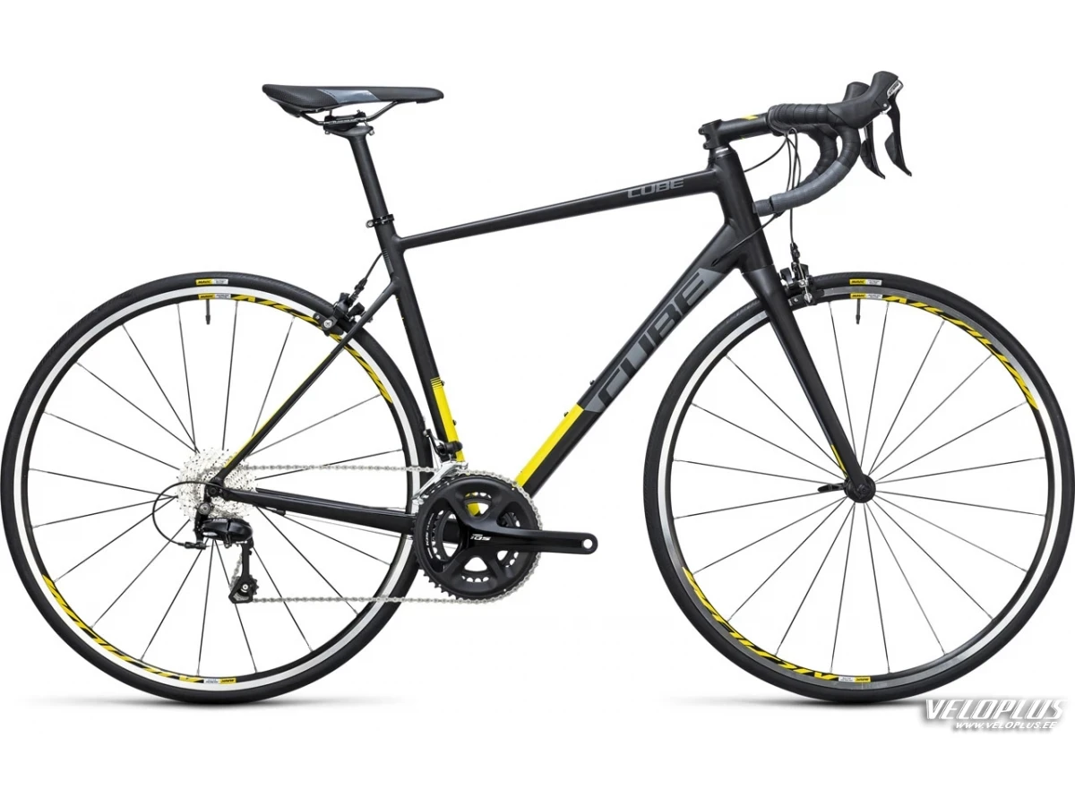 Bike Cube Attain SL black´n´yellow 56 cm