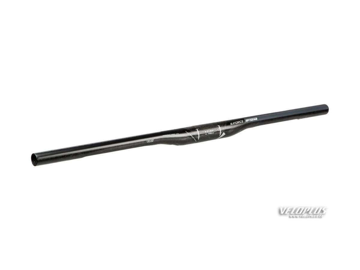Handlebar FSA K-FORCE carbon gray flat Di2 700mm V16