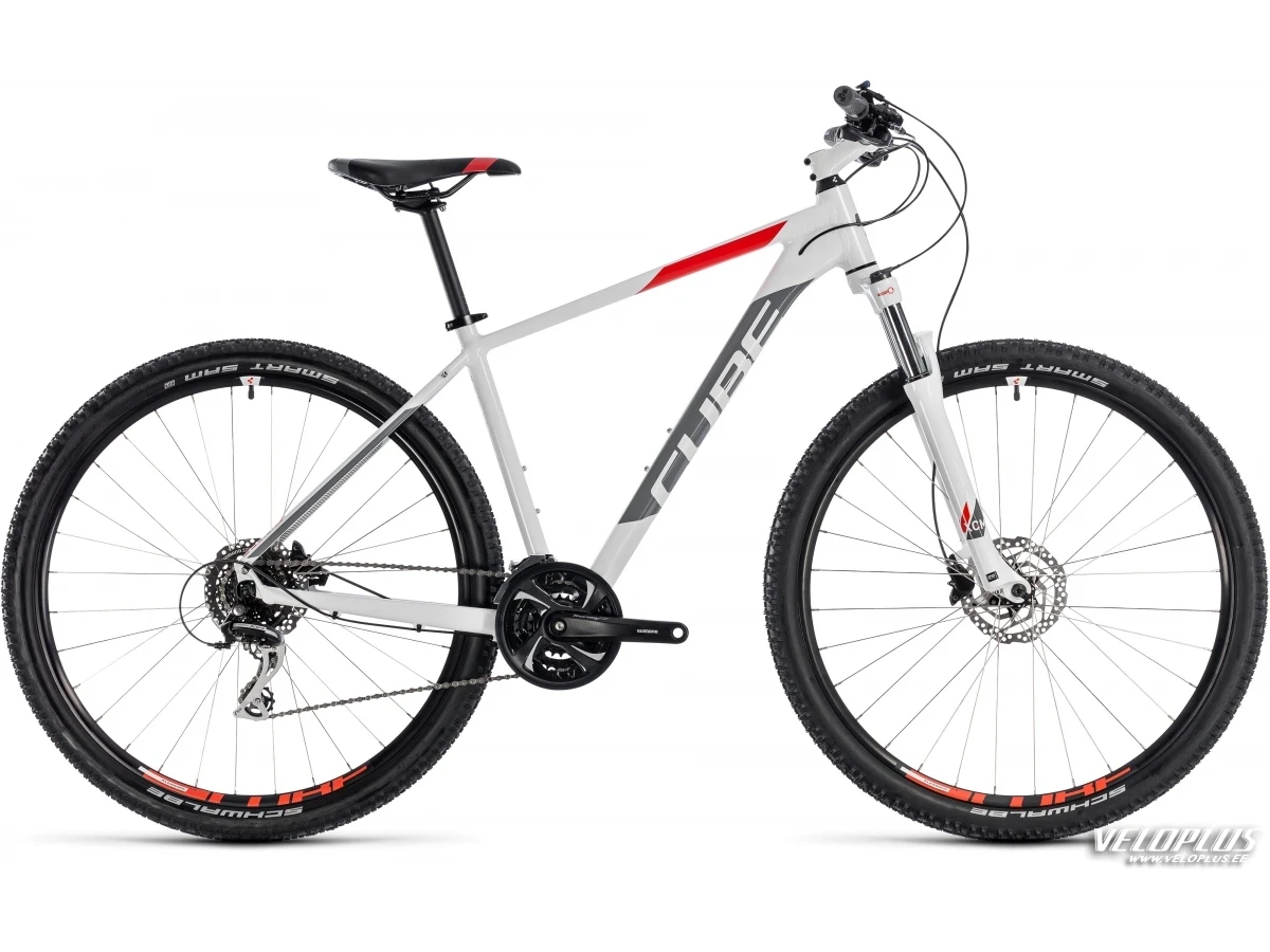 Ratas Cube Aim Race valge-punane 17"
