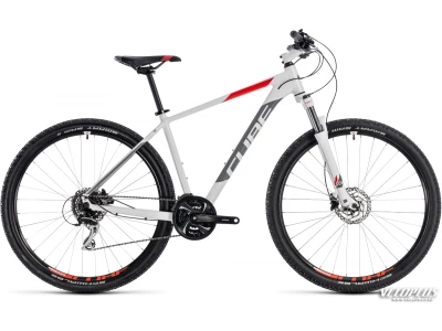 Ratas Cube Aim Race valge-punane 21"