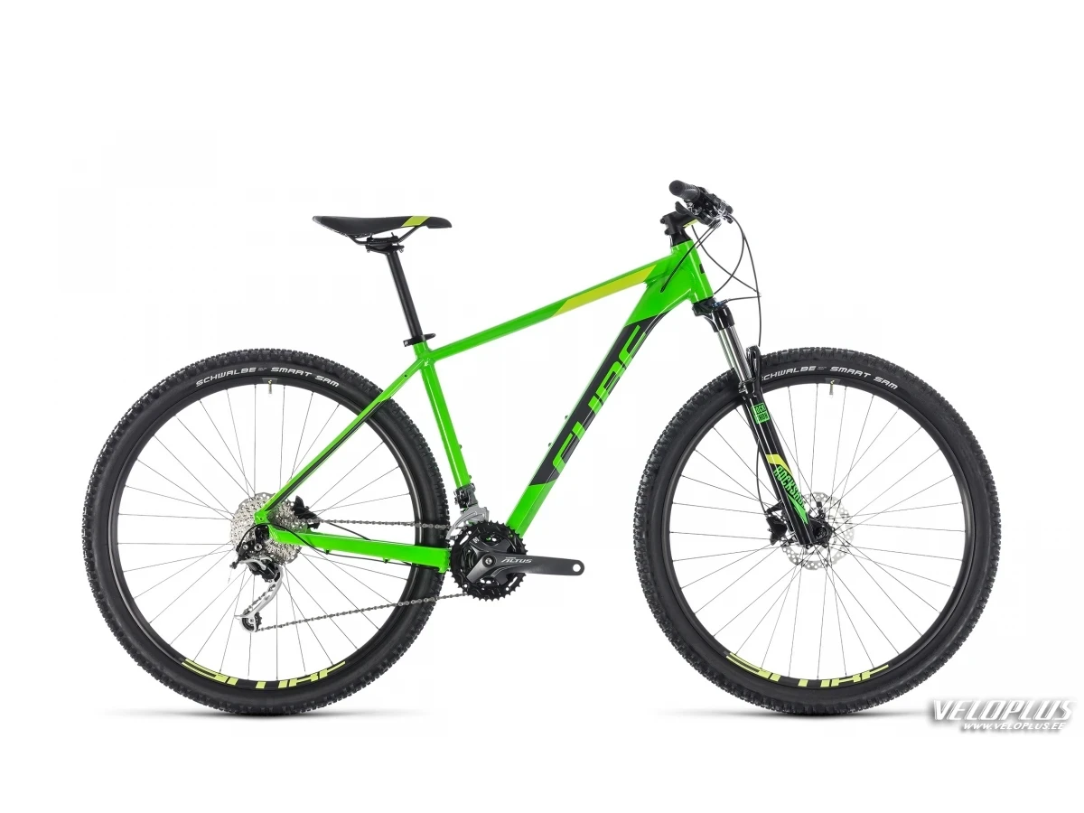 Bike Cube Analog flashgreen´n´grey 17"