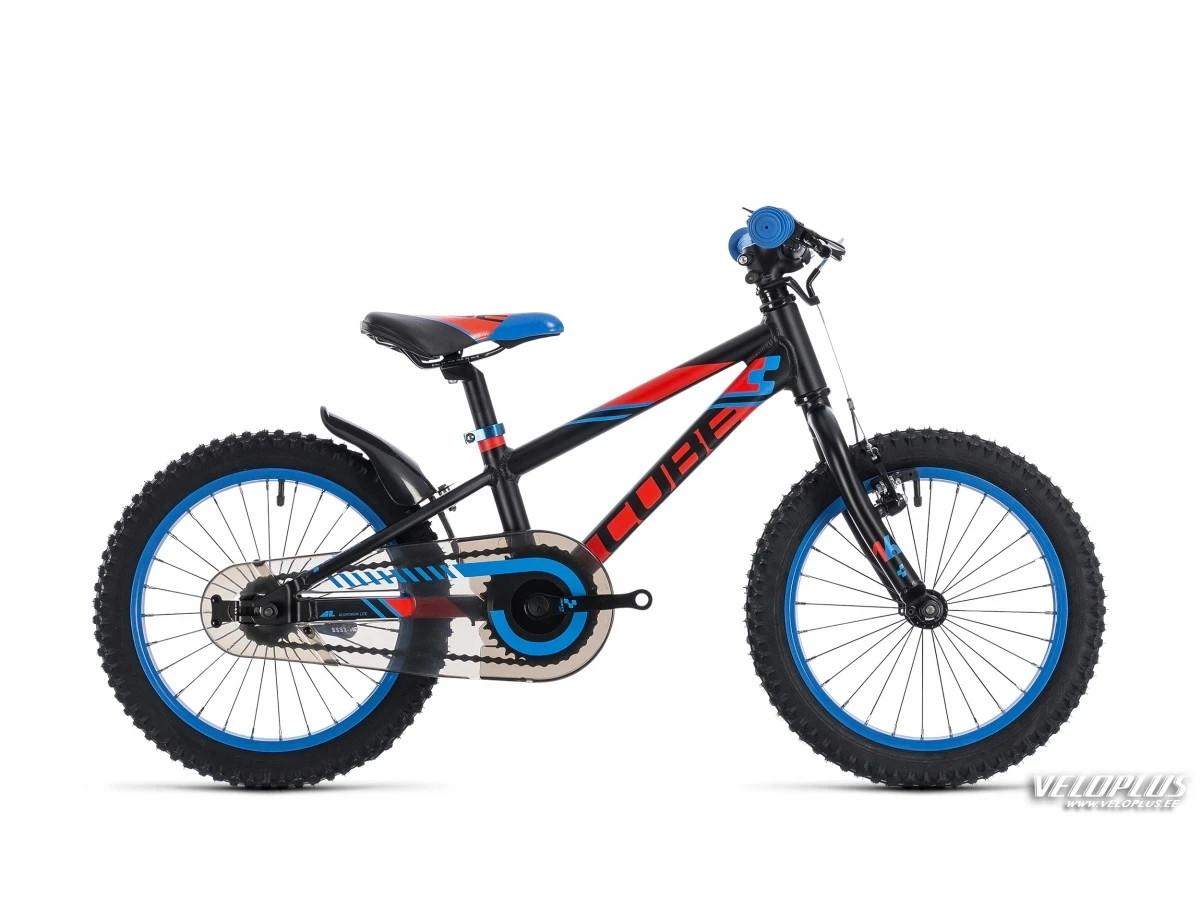 Bike Cube Kid 160 black´n´flashred´n´blue 16"