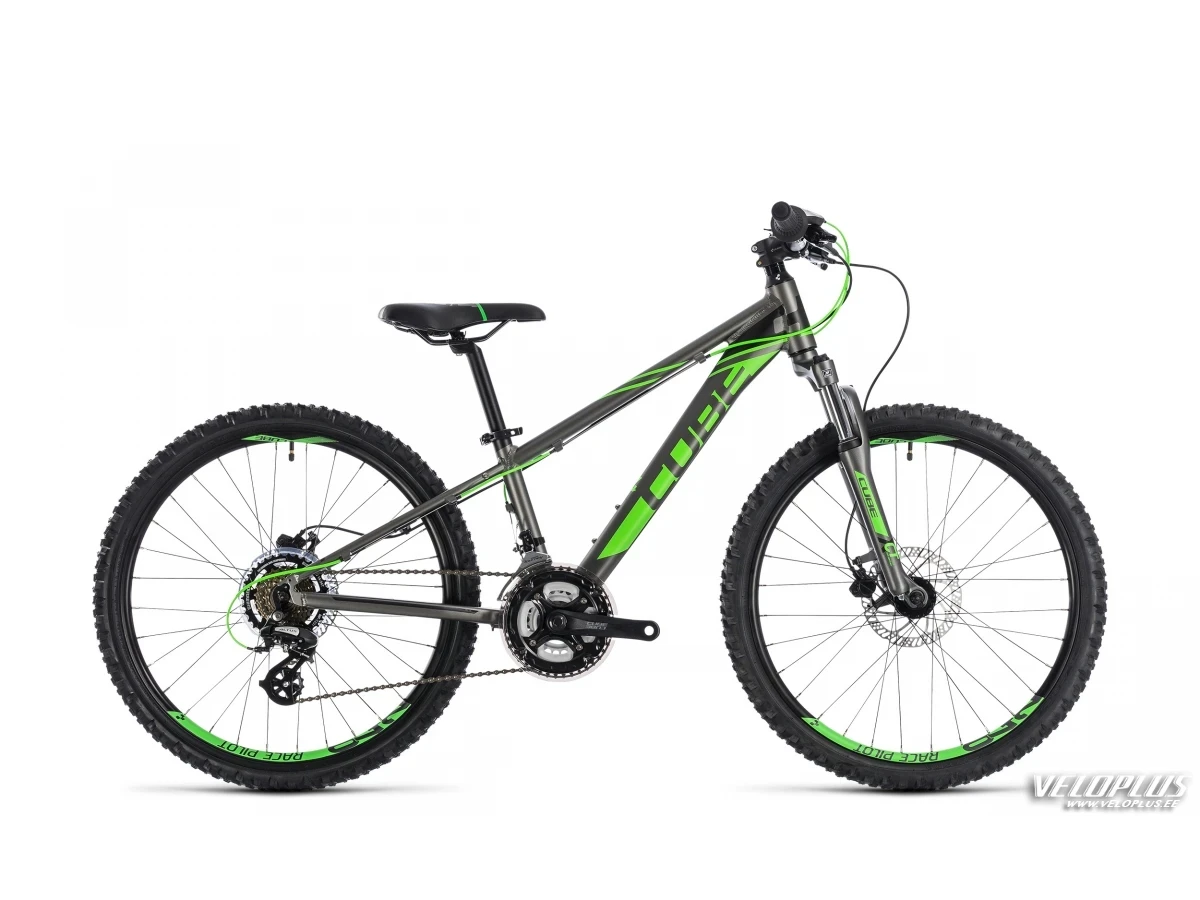 Bike Cube Kid 240 Disc grey´n´flashgreen 24"
