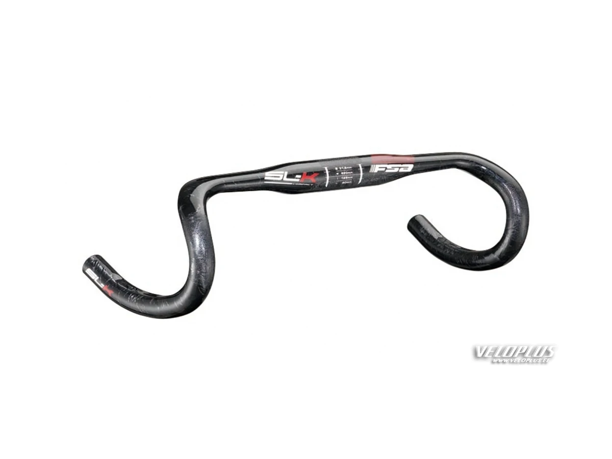 Maanteeratta juhtraud FSA SL-K carbon red 42cm V15