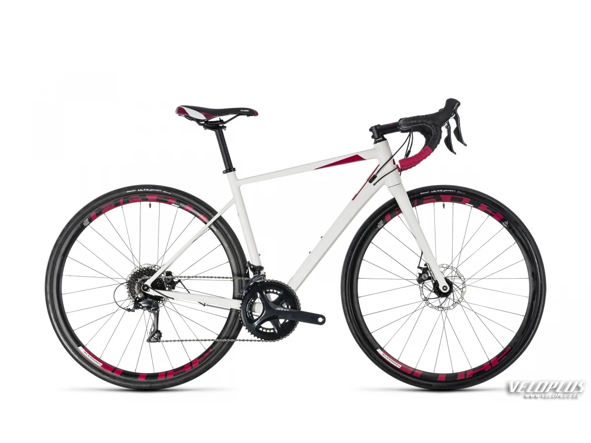 Bike Cube Axial WS Pro Disc white´n´berry 53 cm