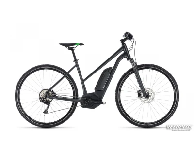Bike Cube Cross Hybrid Pro 500 grey´n´flashgreen Lady 50 cm