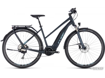 Elektriratas Cube Touring Hybrid Pro 400 hall-sinine Trapeze 50 cm