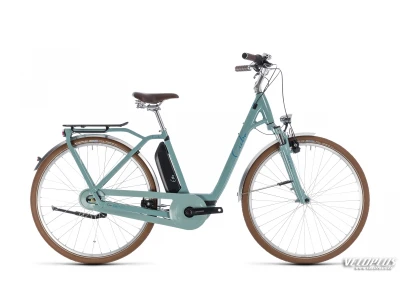 Elektriratas Cube Elly Cruise Hybrid 400 pistaatsia sinine Easy Entry 46 cm