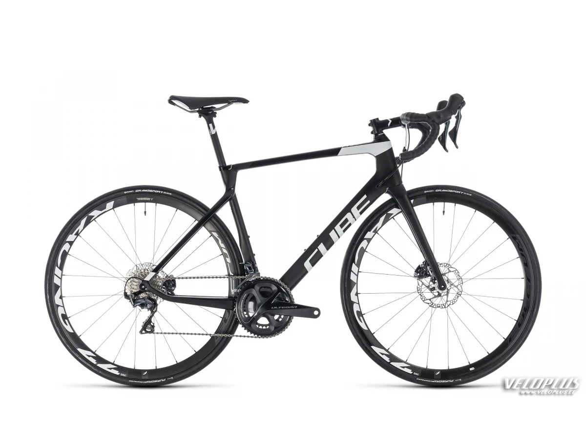 Polkupyörä Cube Agree C:62 Race Disc carbon´n´white 56 cm