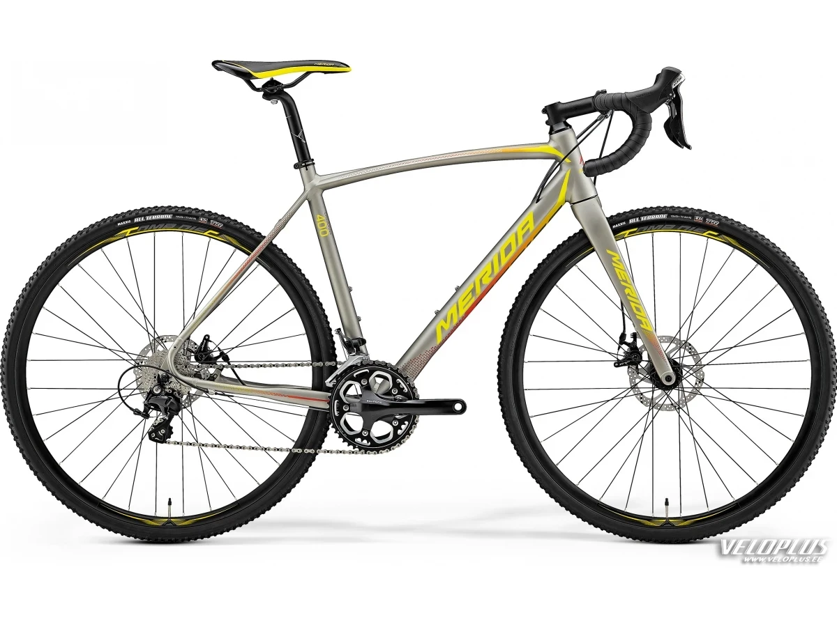 Ratas Merida Cyclo Cross 400 XL(59) titaan-kollane-punane