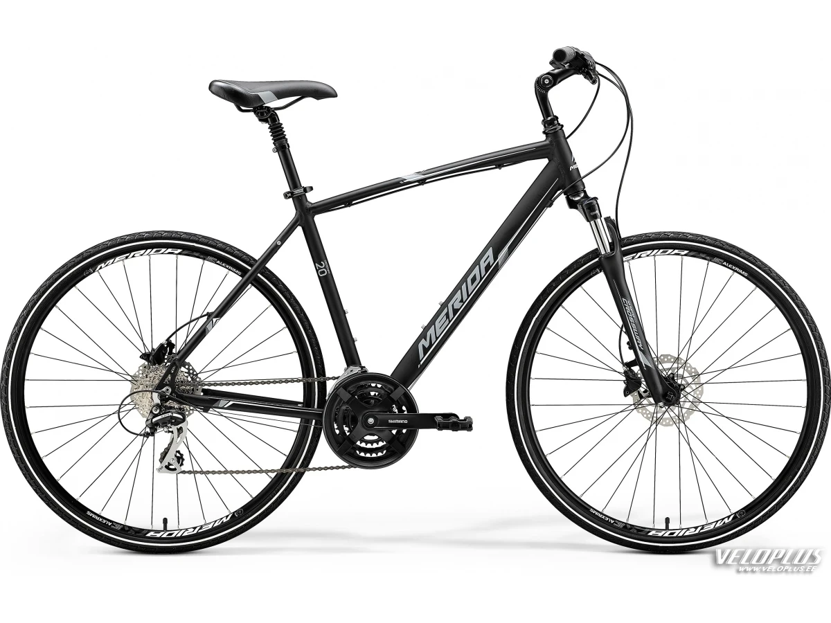 Ratas Merida Crossway 20-D S-M(48) must-valge-hall