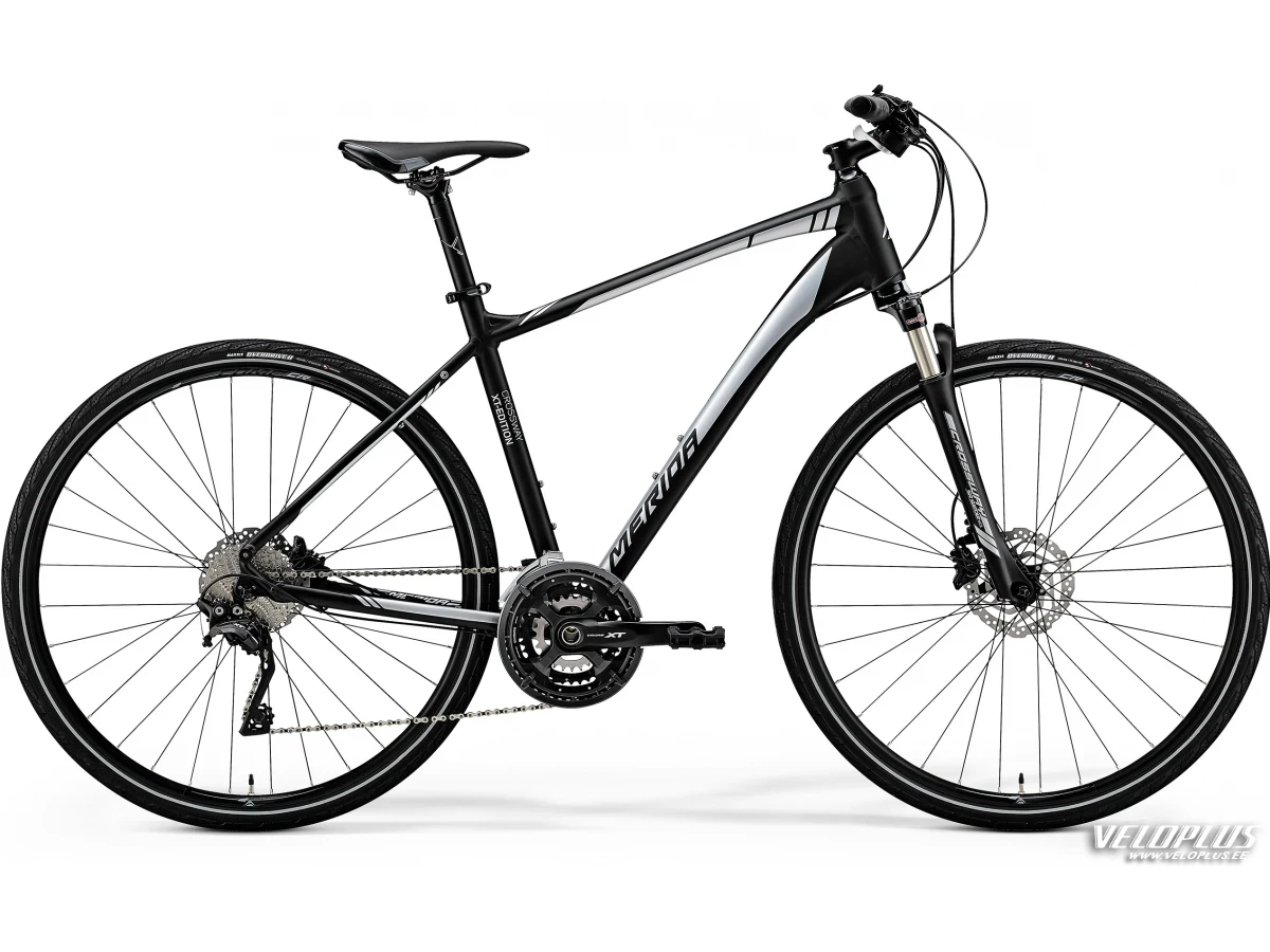 Polkupyörä Merida Crossway Xt-Edition L(55) matt black(shiny silver)