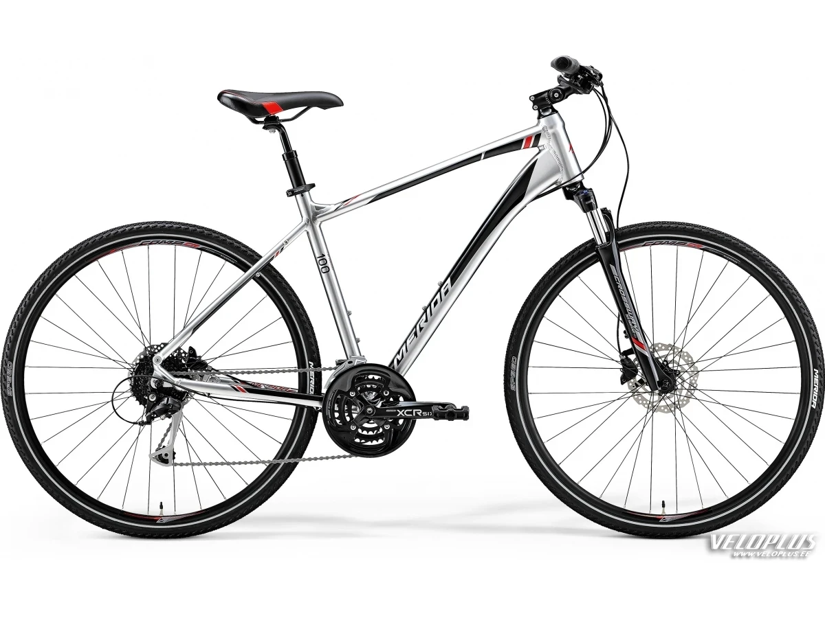 Ratas Merida Crossway 100 XS(43) hõbe-punane-must
