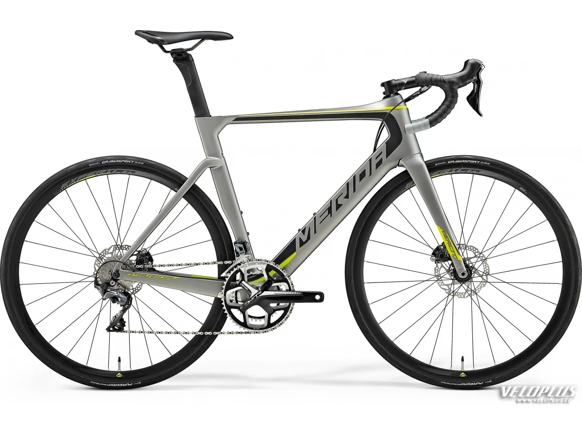 Велосипед Merida Reacto Disc 5000 XL(59) matt met. grey(black/green)