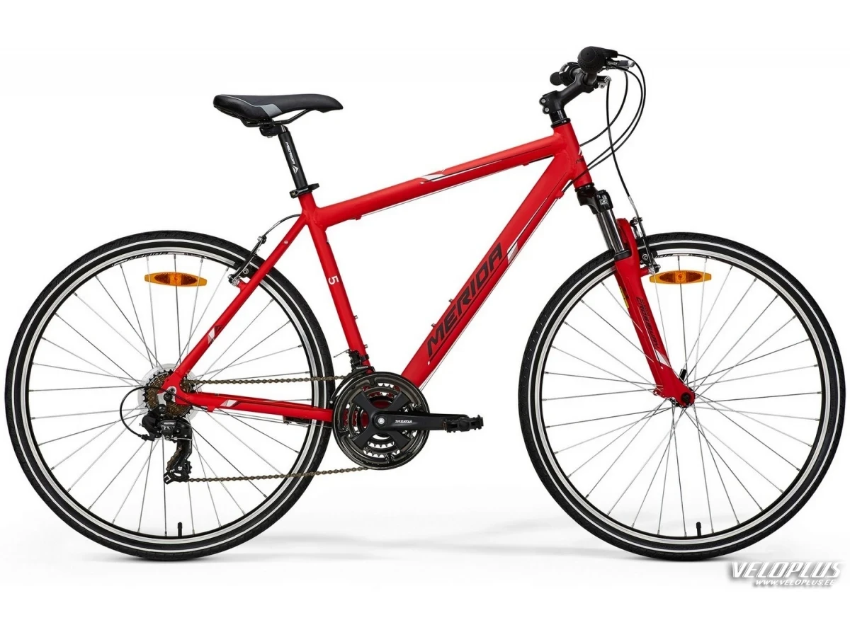 Велосипед Merida Crossway 5-V M-L(52) matt red(white/black)