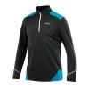 Shirt Craft half zip black-turquoise-white men XXL thumbnail 1
