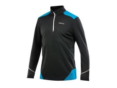 Shirt Craft half zip black-turquoise-white men XXL