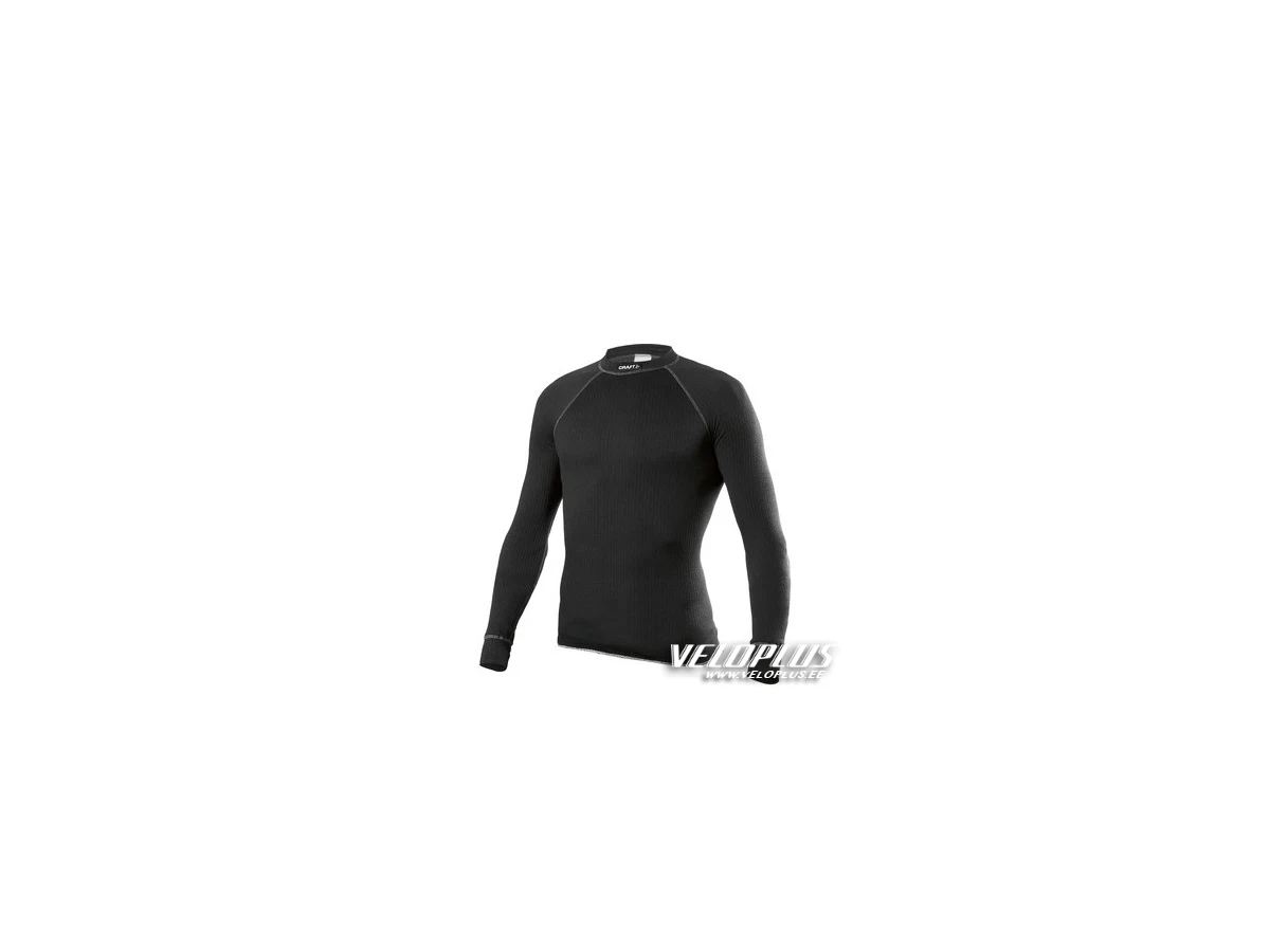 Undershirt Craft Active Extreme Crewneck long sleeve Men black/platinum L